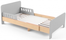 Ліжко дитяче розсувне IndigoWood Slide gray
